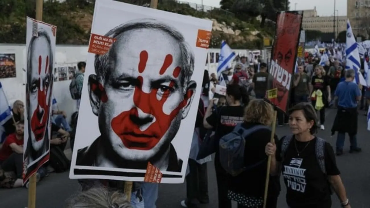 Ribuan Demonstran Guncang Tel Aviv, Tuntut Netanyahu Mundur